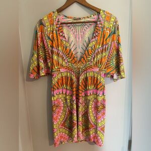 Trina Turk Multicolor Patterned Dress